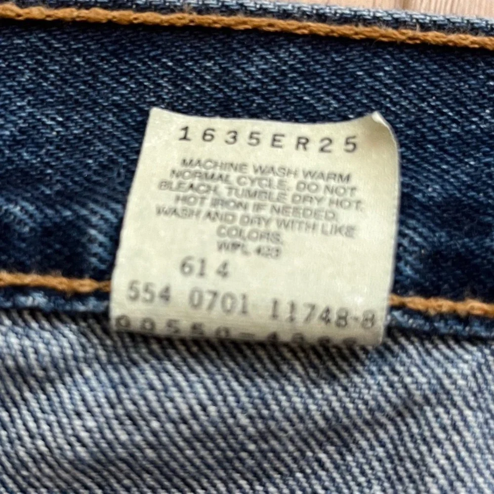 Vintage Levis 550 Mens 40x34 Relaxed Fit Tapered Leg Blue Jeans Made in USA 90s